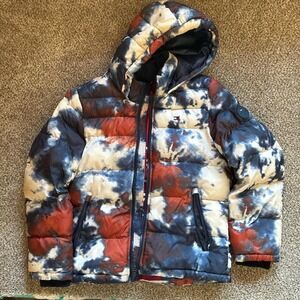 Tommy Hilfiger tie dye puffer jacket